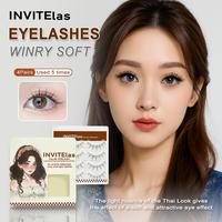 Gambar Bulu Mata Palsu INVITElas Winry Soft 4 Pasang D Curl 10mm 14mm Gaya Anime Korea Natural Dramatic Look Soft Hair Pemula - Winry Soft	 dari Mysterygirl.id undefined 1 Tokopedia