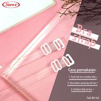 Gambar Sorex  Tali Bh Transparan/Bening Silikon 62 - Grosir Ecer Tali Bra Transparan Tali BH Bening Silikon Sorex TB 62- ara98store - SOREX dari Ara98store undefined 5 Tokopedia