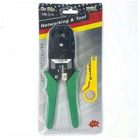 Gambar Networking Tools Century OB-315 Tang crimping LAN potong kupas klip kabel jaringan 3 port RJ45 RJ11 dari EC MART MEDAN undefined 1 Tokopedia