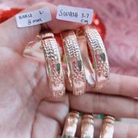Gambar Swasa Gelang Bangle Anak Premium Bracelet Jumbo 8ml Lapis emas Awet Dalam kuningan Plastik - Gold 8ml, 4cm dari TokoSwasaMikailahNazril undefined 5 Tokopedia