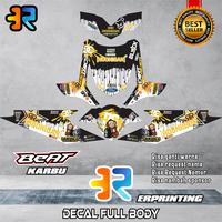 Gambar Decal Beat Karbu Stiker Full Body Variasi Desain Hoonigan Kera Motorcycle - 1, Vynil + Laminasi dari Ershop.2nd undefined 1 Tokopedia