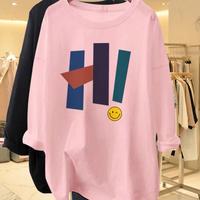 Gambar HI Kaos Oversize Wanita Lengan Panjang/ Kaos Distro WANITA// Kaos Streetwear Oversize / Baju Kaos Distro / Kaos / Wanita / COD/TERSEDIA 3 ukuran Atasan Santai Nyaman Motif Oblong Soft Sablon - HITAM, L dari TRENDSFASHION undefined 1 Tokopedia
