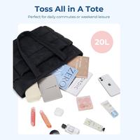 Gambar BAGSMART Tas Wanita Tote Bag Ringan Puffy Tas Kuliah Tote Bag for Travel Beach The Bubble ORIGINAL 100% - Beige-M dari Mom Athya undefined 4 Tokopedia