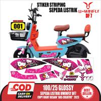 Gambar Stiker Striping Sepeda Listrik Uwinfly DF7 Variasi ARS002 HELLO KITTY Doff/Glossy Semua Ready - 001 GLOSSY, QUANTAC (LENTUR) dari Arayanto Sticker undefined 1 Tokopedia