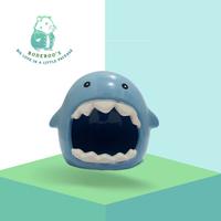 Gambar Rumah / Hideout Keramik / Tempat Tidur - Hamster , Motif : Shark / Ikan Hiu , Warna : Biru dari Bodeboo Shop undefined 1 Tokopedia