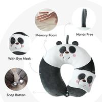 Gambar MINISO Bantal Leher Travel Masker Mata Tidur We bare Bears Bantal Leher Dewasa Bantal Leher dan Penutup Mata Bantal Leher Anak Bantal Leher Lucu Trave U-shaped Pillow Neck Pillow - Panda dari Miniso Lifestyle ID undefined 3 Tokopedia