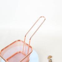 Gambar Fry Basket Square Present Fried Food Handle Panjang - Wadah Penggorengan Kentang - RD Besi Gold Stainless Aesthetic Kitchenware Alat Dapur Steel dari Ratu dapur_NEW undefined 5 Tokopedia