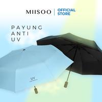 Gambar (LIVE)MIISOO Payung Anti Uv Korea style Anti Panas Ultra violet Anti Hujan Payung Lipat Otomatis Anti Sinar UV Protection motif polos - Hitam Polos dari MIISOO undefined 3 Tokopedia