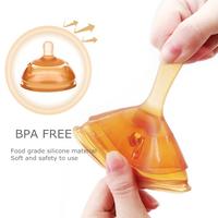 Gambar Botol Susu Bayi Silicon Anti Bakteri Dot Baby Dengan Pegangan Handle Milk Feeding Bottle Silicone Food Grade Anti Pecah Leher Lebar 150ml / 180ml / 250ml - BOTOL-SUSU-150ML dari Sby Store.id undefined 4 Tokopedia