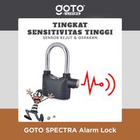 Gambar Goto [COD] Spectra Kunci Gembok Alarm Cakram Sepeda Motor Pagar Anti Maling - BLACK dari Goto Living undefined 4 Tokopedia