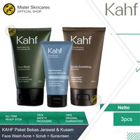 Gambar KAHF Paket Lawan Jerawat, Mengurangi Minyak dan Kusam ( Face Wash Oil & Acne + Face Scrub + Sunscreen ) - Sunscreen dari Mister Skincares undefined 1 Tokopedia
