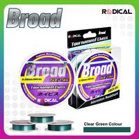Gambar RADICAL Senar Pancing Monofilament BROAD 110YDS Halus dan Kuat Mudah Tenggelam Senar Pancing Nylon Kolam - 0.18mm (12lbs) dari Sumber Pancing Indonesia undefined 1 Tokopedia