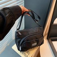 Gambar AOLONG DINA 5079# - Tas Selempang Wanita Bahan Parasut Premium Anti Air Cantik dan Elegan BISA COD Tas Mini Modern dengan Resletting dan Kancing Magnet - Hitam dari Tas Aolong undefined 2 Tokopedia