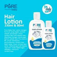 Gambar Purebb Hair Lotion Minyak Rambut Bayi dengan Kemiri | Pure BB Minyak Penyubur Rambut | Anti Ketombe - 80ml dari Hokky Babyshop undefined 4 Tokopedia