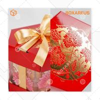 Gambar Box Toples CNY Packaging Imlek Dus Kemasan Kue Kering | TB Hexagon - 21 cm dari Box Are Us undefined 5 Tokopedia