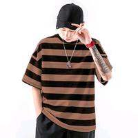 Gambar Baju Kaos Stripe Salur Garis Garis Baju Kaos Pria Terlaris Baju kos Pria Dewasa Baju Kaos Lengan Pendek Motif Nyaman Tebal Samping Distro Standar Polos Panjang Katun Kain Kerah Keren - PUTIH, M dari KONIDA_NEW undefined 4 Tokopedia