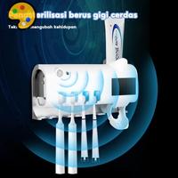 Gambar Smart UV Toothbrush Holder & Automatic Toothpaste Dispenser. - White dari paregya undefined 2 Tokopedia