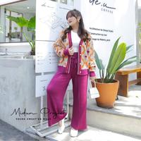 Gambar Midun.project - Maury Cardigan Rajut Wanita Santai Korean Style Knitwear - Denim, ATASAN SAJA dari midun project undefined 3 Tokopedia