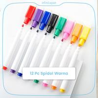 Gambar Spidol Warna 2-in-1 dengan Penghapus | Spidol Anak Multifungsi untuk Mewarnai, Gambar, dan Belajar | Aman Digunakan | Mudah Dibersihkan Cocok untuk Sekolah | Aktivitas Kreatif, dan Hadiah Edukatif Stationery - Spidol 8 Warna dari Infinilapan office undefined 2 Tokopedia