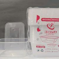 Gambar Thinwal Rectangle ( Kotak ) Merk Kokita - Thinwall Rectangle 1 Pack Isi 25 Set  500ml 650ml 750ml 1000ml Kotak Makan Plastik Rectangle Thinwall Plastik Kotak Persegi Panjang Makanan Plastik Freezer Microwave Safe water and heat resistant cup  thinwall - 500ml dari CV. ABADI KARUNIA METTA undefined 5 Tokopedia