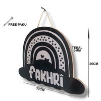 Gambar HIASAN DINDING GANTUNG CUSTOM NAMA UKIRAN WALL DECOR plastik Red hiasan tempel pinggir papan tulis metal Mendunia nikel soft pink ukiran  tempel pajangan  pojok tulisan  dinding dari bawbawstore_NEW undefined 3 Tokopedia
