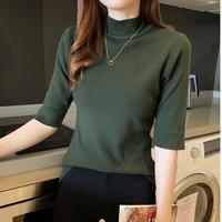 Gambar ATASAN RAJUT WANITA (3/4 ) Baju Rajut Wanita Kaos Import Wanita Lengan 3/4 Lengan pendek - Putih dari Fesyana Store undefined 5 Tokopedia