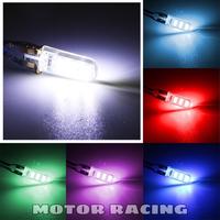 Gambar Lampu Sein Sen Jelly Kedip Flash / Diam T10 6Led 6Mata 1set / 2pcs - BIRU, KEDIP dari MOTOR RACING888 undefined 4 Tokopedia