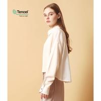 Gambar Alcazar Tencel Color Block Shirt , Fit Loose, Top Wanita, Basic yet modern stylish, bisa untuk formal maupun Casual. - 1 dari Diaadia_NEW undefined 1 Tokopedia