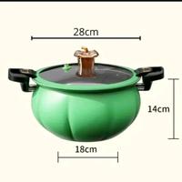 Gambar Panci Presto Labu  Ukuran 28CM (8Liter) Presssure Cooker Pot Non Stick dari Kitchenshop11 undefined 3 Tokopedia