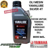 Gambar OLI MESIN OIL MOTOR YAMALUBE SILVER ORIGINAL 0,8 LITER JUPITER Z Z1 MX ROBOT BURHAN VEGA RX KING FIZ R SUPRA GRAND KARISMA REVO SMASH SHOGUN KAZE BLITZ dari Predator Tech95 undefined 1 Tokopedia