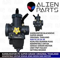 Gambar (BISA COD) KARBURATOR KEIHIN NSR BLACK DOVE PE 24 26 28 SKEP KUNINGAN PISTON THAILAND KARBU PE28 PE26 PE24 KARBULATOR BEAT VARIO MIO RX MX GRAND SUPRA 125 X BYSON NVL NVA NINJA CBR GL PRO RR SOUL FI FU 150 SATRIA KEIHIN R 115 TIGER GL REVO MX VEGA Z ZR - SKEP STAINLESS, PE 24 dari ALIENPARTS undefined 1 Tokopedia