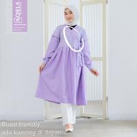 Gambar Tunik Couple Keluarga Aghnia by Aqiela Muslim House - LILAC, XXL LD 80(KIDS 9-10) dari Aqiela Muslim House_NEW undefined 5 Tokopedia
