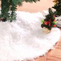 Gambar Karpet Pohon Natal Bahan Bulu Gliter Tatakan Tree Skirt Pohon Grosir Ornamen Natal Harga Grosir Murah - CC207 PUTIH 120 dari MadisonShop undefined 4 Tokopedia