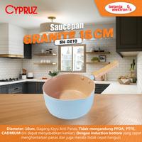 Gambar CYPRUZ Panci Susu Anti Lengket Sauce Pan Induksi Marble 16cm SN-0270 - CYPRUZ-081-SN0270 dari Belanja Elektronik undefined 1 Tokopedia
