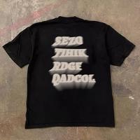 Gambar Unisex Kaos Pria  Premium Bahan Kaos JJ.STORE Retro Amerika Bintang CHNMR Korea Style T-shirt Oversize Hitam - Collar, Clothing  Panjang Motif corteiz  lokal baju  ikspi  obor  merah - Puith, S dari Goodxiaoxiaoshishangwu undefined 3 Tokopedia