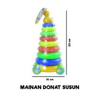 Gambar Mainan Donat Susun / Puzzle Donat / Tumpuk Ring Donat - DONAT SUSUN dari Niceforkids undefined 3 Tokopedia