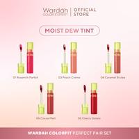 Gambar [EXCLUSIVE DCT] Paket WARDAH Perfect Pair Set - Colorfit Perfect Glow Cushion + Moist Dew Tint - Makeup - 32N Beige, 04 Caramel dari wardahbeautyid undefined 3 Tokopedia