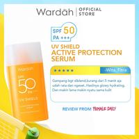 Gambar Wardah UV Shield Active Protection Serum SPF 50 PA ++++ 35 ml dari Wardah Beauty Sumatra undefined 4 Tokopedia