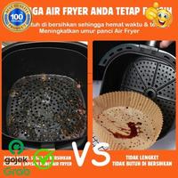 Gambar Reusable Mat air fryer Pot ORIGINAL CC - 50PCS, BULAT 16CM dari HOKICHICHISHOPS undefined 4 Tokopedia