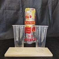 Gambar CUP GELAS PLASTIK DATAR SLIM 22 OZ MERK TIPTOP dari APIK PACKAGING undefined 3 Tokopedia