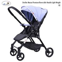 Gambar Labeille Q1 Baby Stroller Macau Premium Reversible Handle Light Weight Kereta Dorong Lipat Bayi Anak - Black dari Labeille Indonesia undefined 3 Tokopedia