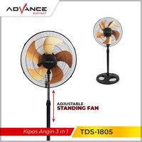 Gambar 【COD】Advance Kipas Angin 3in1 TDS-1805 Dimensi 18" Garansi 1 Tahun Besi Listrik Ac 220 Volt 80 Watt - TDS-1805 18" dari AdvanceOfficial undefined 4 Tokopedia