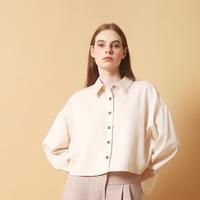 Gambar Alcazar Tencel Color Block Shirt , Fit Loose, Top Wanita, Basic yet modern stylish, bisa untuk formal maupun Casual. - 1 dari Diaadia_NEW undefined 2 Tokopedia