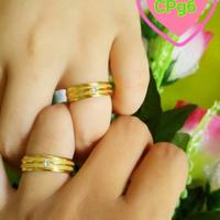 Gambar Rekomendasi Cincin Couple Nikah Kawin Tunangan Lamaran Asli Original Titanium Bisa Ukir Nama - -, - dari bouncil jewellry undefined 3 Tokopedia