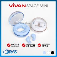 Gambar Headset Bluetooth TWS Vivan Noise Cancellation ENC Earbuds Earphone Wireless Full Bass Space Mini - Putih dari Raja Apa Saja 1 undefined 1 Tokopedia