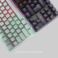 Gambar Rexus K9L Keyboard Gaming Membrane Battlefire - RGB Backlight Plug & Play - Grey dari Rexus Official Shop undefined 4 Tokopedia
