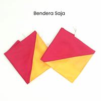 Gambar (dk gendis) Bendera Semaphore Pramuka + Stick Tongkat 1 pasang sepasang Smaphore Semapur - Stik +bendera 2 biji dari dk gendis undefined 5 Tokopedia