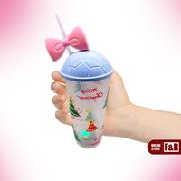 Gambar Gelas Cantik Estetik Super Gemas Fungsional Tumbler Natal Cute dengan Tutup Pita & Sedotan Gelas Lucu Desain Imut dari F&R OnlineStore undefined 5 Tokopedia