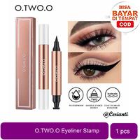 Gambar O.TWO.O Stamp Eyeliner Black Double Head Waterproof Eyeliner Pencil Eye Makeup_Cerianti dari Cerianti undefined 1 Tokopedia