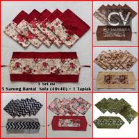 Gambar 1 Set Sarung Bantal Sofa Kursi isi ( 5 Bantal dan 1 Taplak) Ukuran 40cmx40Cm Kurung Bantal Sofa Tamu Set Taplak Dekorasi Rumah Murah Populer Mewah Unik Kekinian Terbaru Premium Tebal - Bludru Biru Muda dari Cv7Saudara undefined 1 Tokopedia